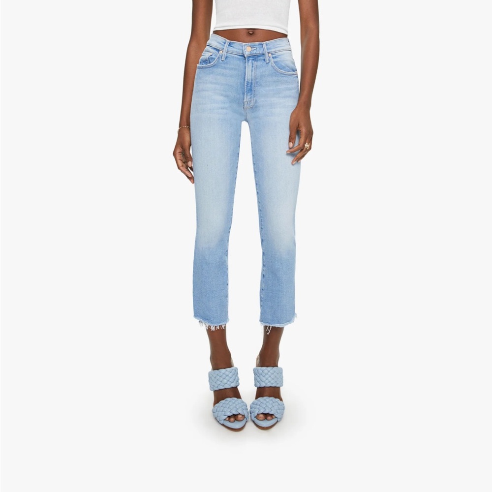 Mother Insider Crop Step Fray in Limited Edition